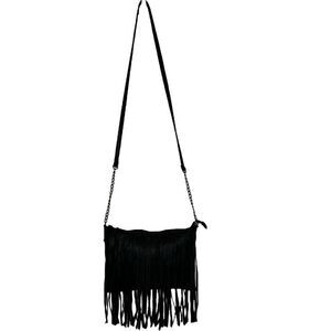 Deb & Dave black fringe shoulder bag!